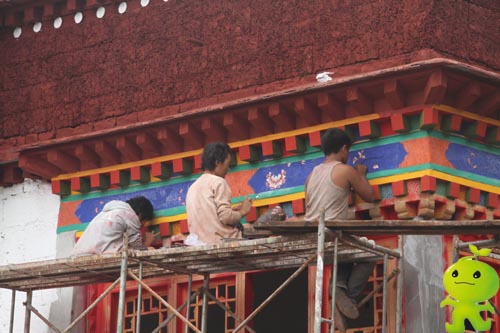 古建筑,油漆彩畫作用主要表現(xiàn)在三方面